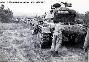 034- Le Telagh- Une halte- 1958- Vieville